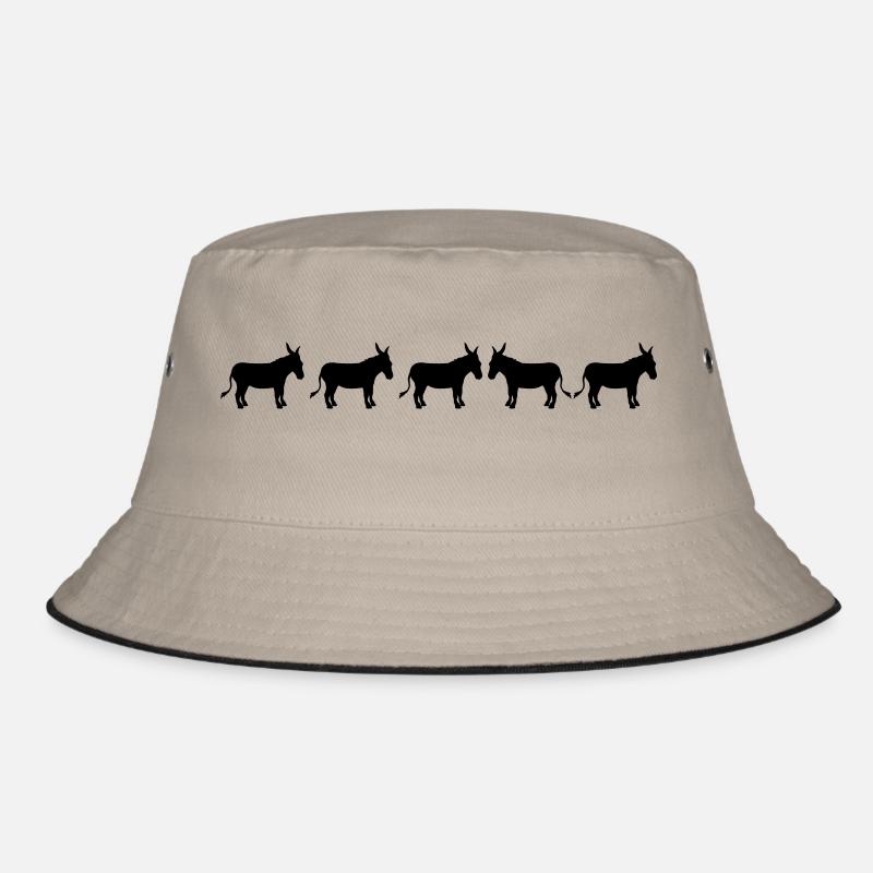 anders be different esel pferd pony klein packesel Bucket Hat