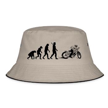 Speedway - Bucket Hat - Khaki/Schwarz - Vorne