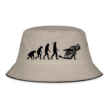 Speedway - Bucket Hat - Khaki/Schwarz - Vorne