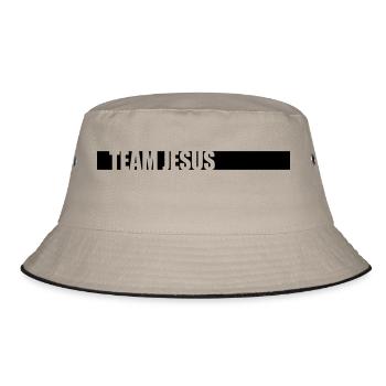 Beam Team Jesus - Bucket Hat - khaki/black - Front