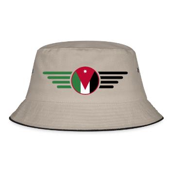 I Love Jordan, Style Design T-Shirt - Bucket Hat - khaki/black - Front