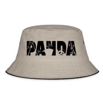 Panda Typo - Bob - kaki/noir - Devant
