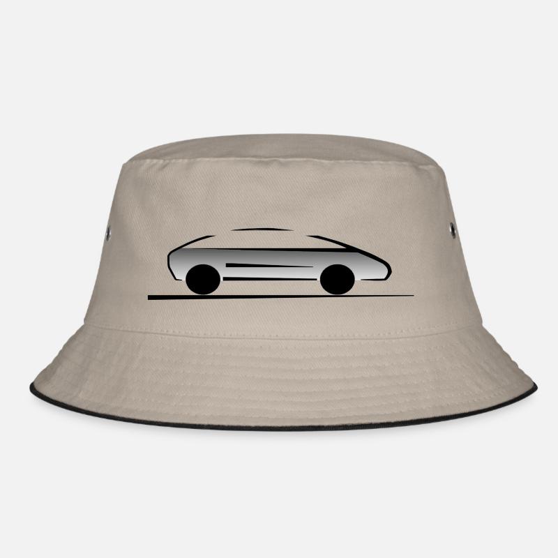 Auto - Bucket Hat - Khaki/Schwarz