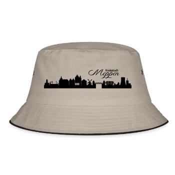 Meppener Skyline - Bucket Hat - Khaki/Schwarz - Vorne