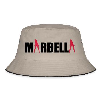 Marbella sexy Girls holiday Spain - Bucket Hat - khaki/black - Front