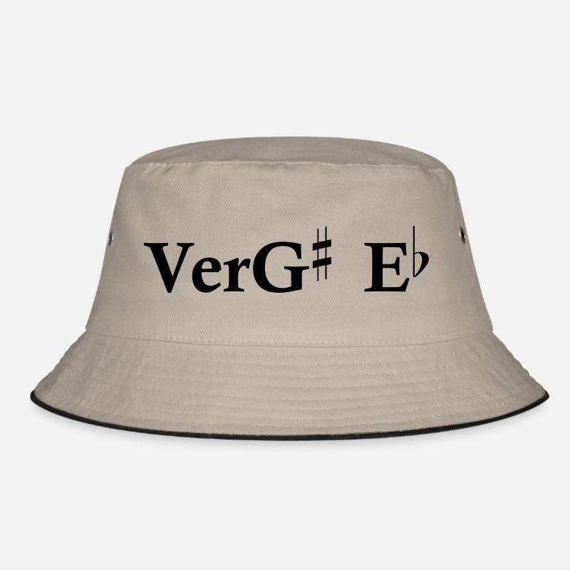 VerGis(s) Es - Bucket Hat - Khaki/Schwarz