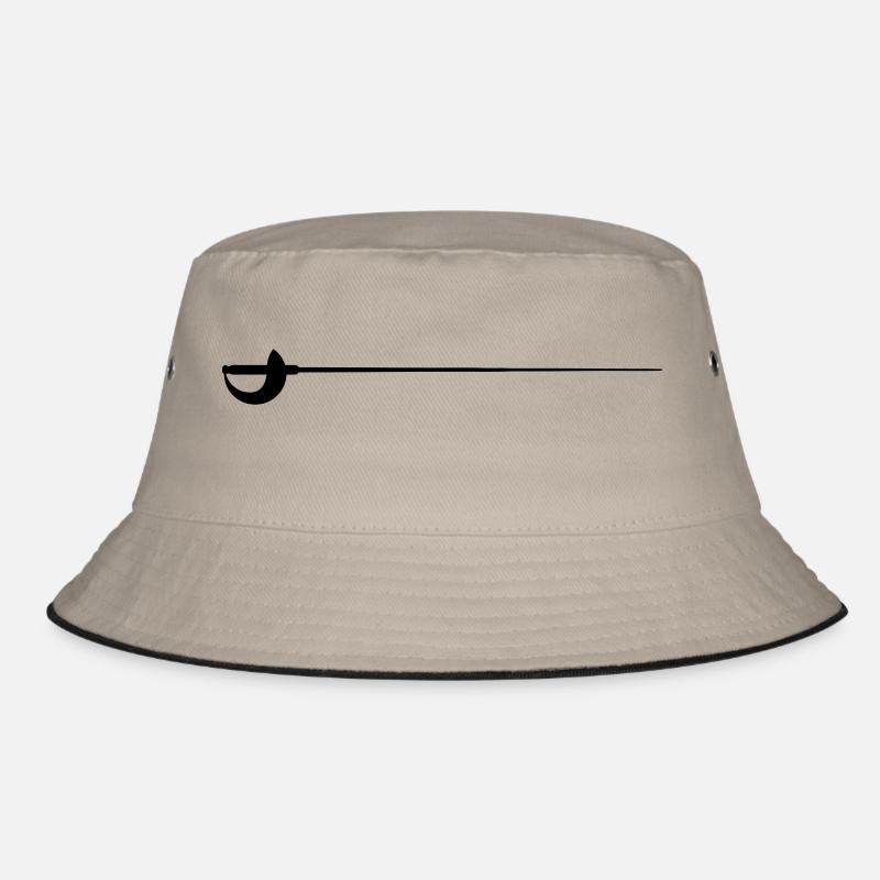 Säbel - Bucket Hat - Khaki/Schwarz