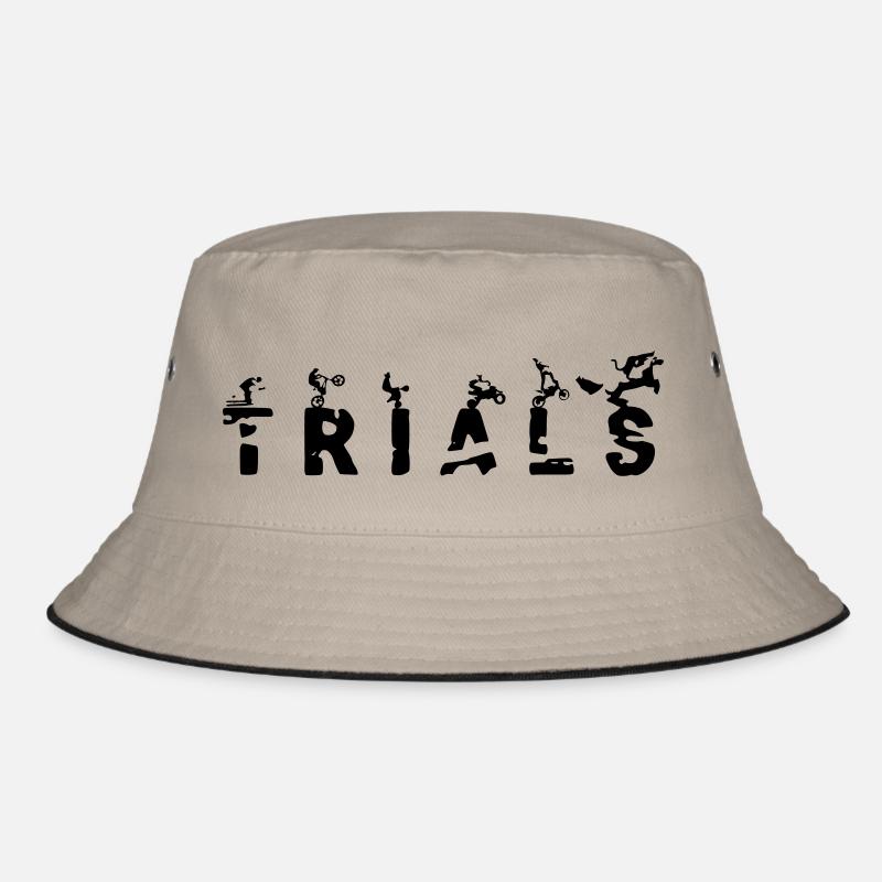 TRIAL - Bucket Hat - Khaki/Schwarz