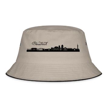 Osnabrücker Skyline - Bucket Hat - Khaki/Schwarz - Vorne