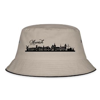 Auricher Skyline - Bucket Hat - Khaki/Schwarz - Vorne