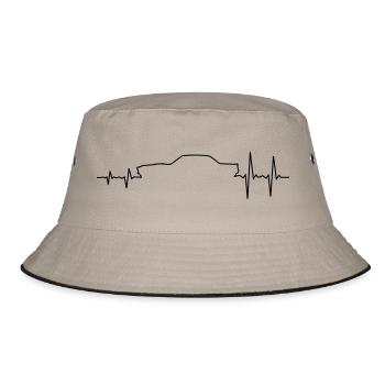 Wilder 1968 GT 500 Herzschlag - Bucket Hat - Khaki/Schwarz - Vorne