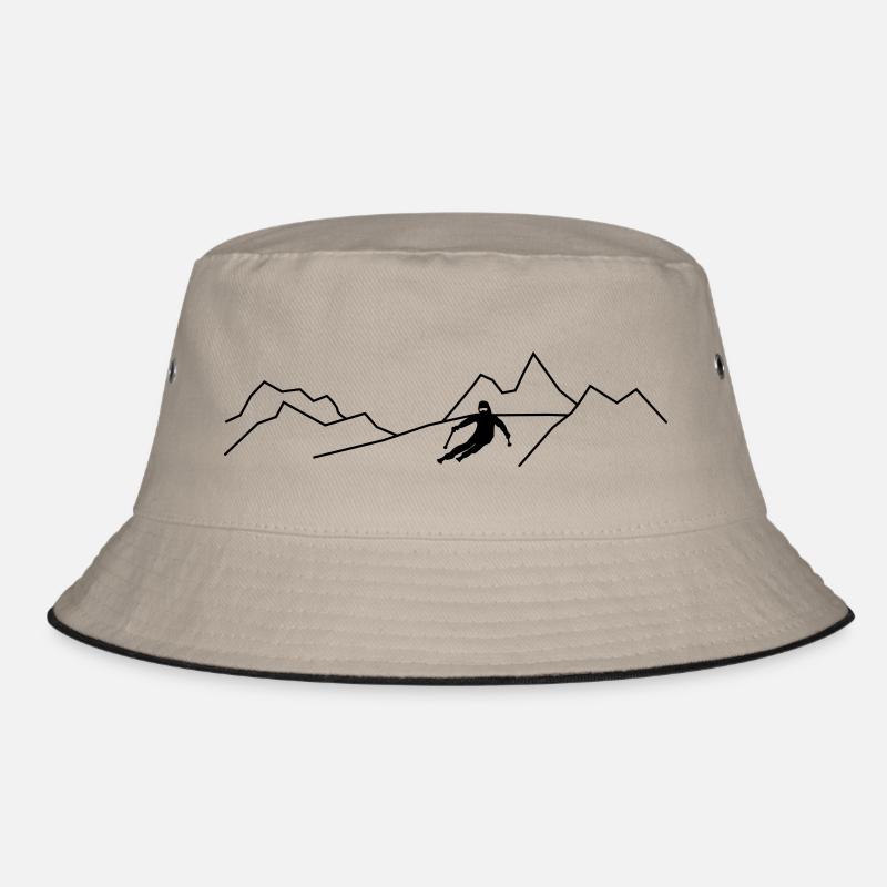 alpine skiing Bucket Hat