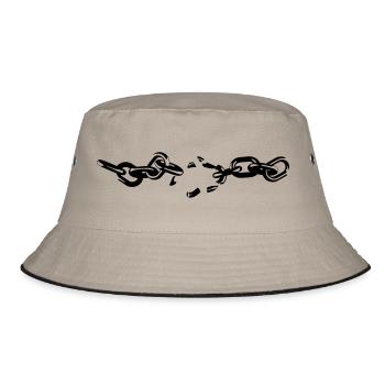Broken Chain - Bucket Hat - khaki/black - Front
