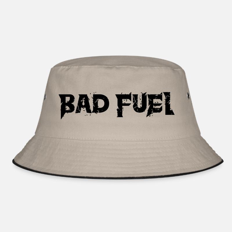 Bad logo - Bucket Hat - Khaki/Schwarz