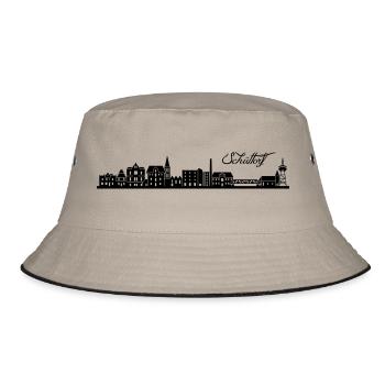 Schüttorfer Skyline - Bucket Hat - Khaki/Schwarz - Vorne