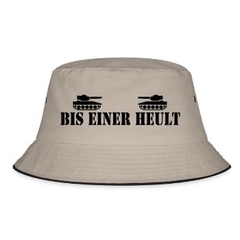 to a howling - Bucket Hat - khaki/black - Front