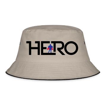 hero_10__f3 - Bucket Hat - khaki/black - Front