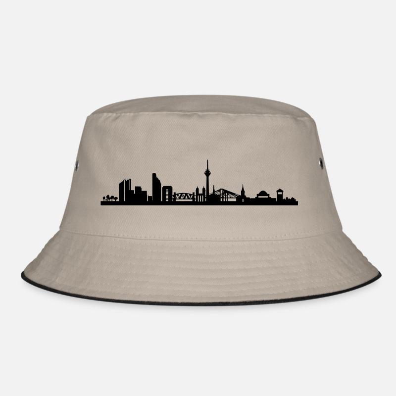 Dusseldorf Skyline Bucket Hat
