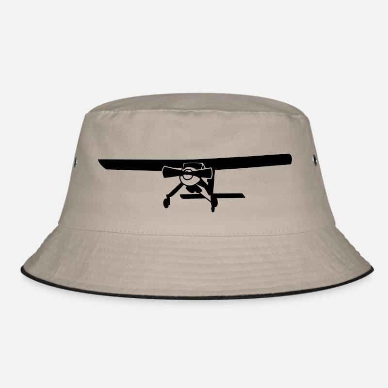 Motor plane pilot gift engine Bucket Hat