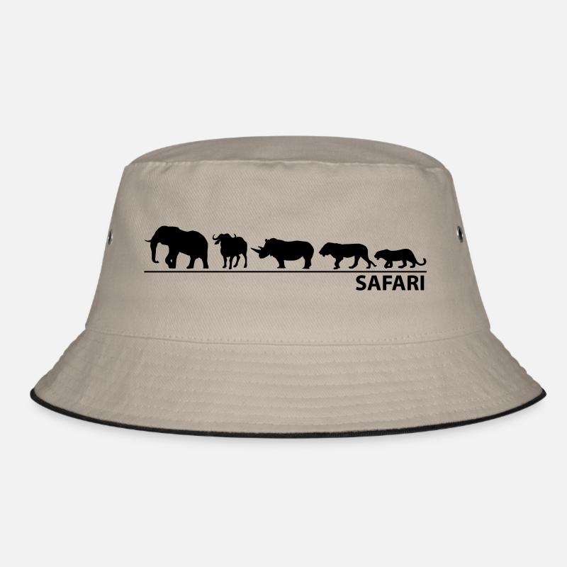 The big five - Bucket Hat - khaki/black