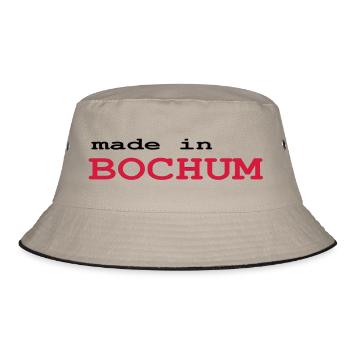 bochum - Bucket Hat - Khaki/Schwarz - Vorne