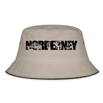 Norderney Skyline - Bucket Hat - Khaki/Schwarz - Vorne