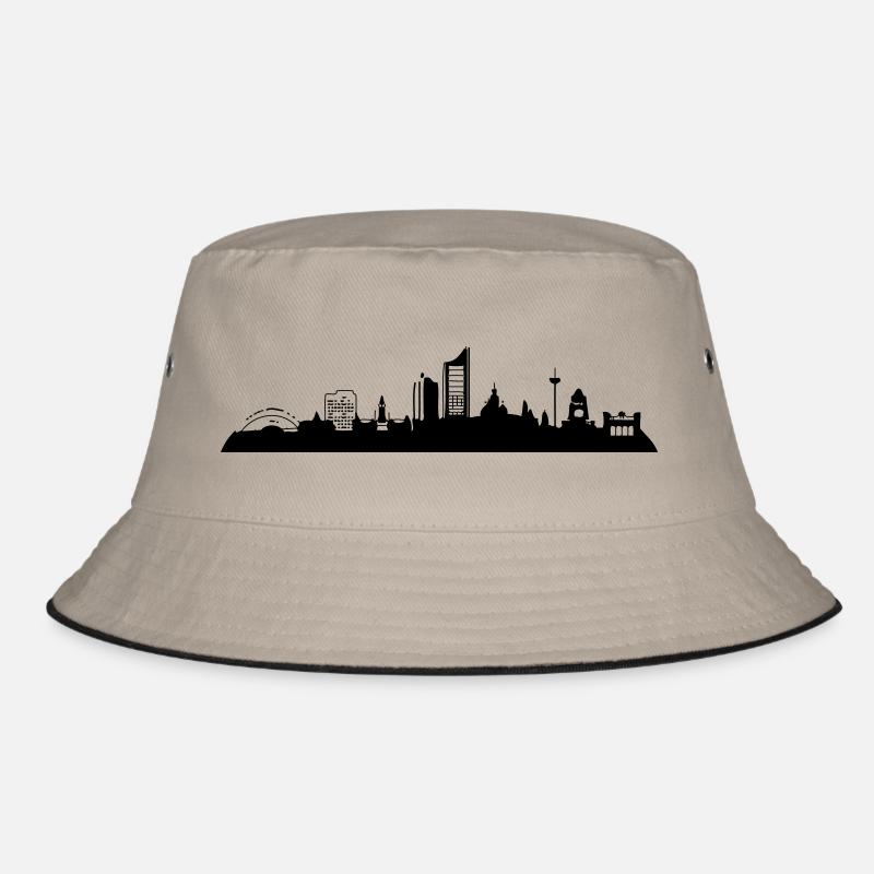 Leipzig Skyline Bucket Hat