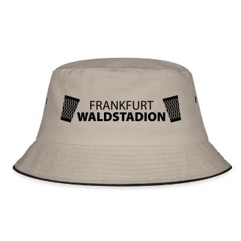 FRANKFURT WALDSTADION – Fussball Apfelwein Gerippt - Bucket Hat - Khaki/Schwarz - Vorne
