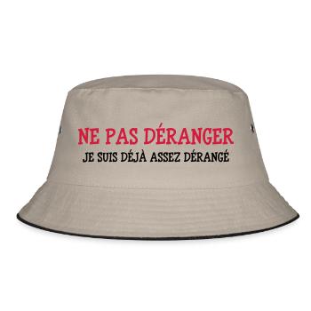 Ne pas Déranger ! - Bob - kaki/noir - Devant