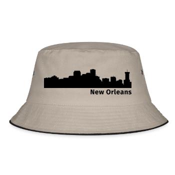 New Orleans - Bucket Hat - khaki/black - Front