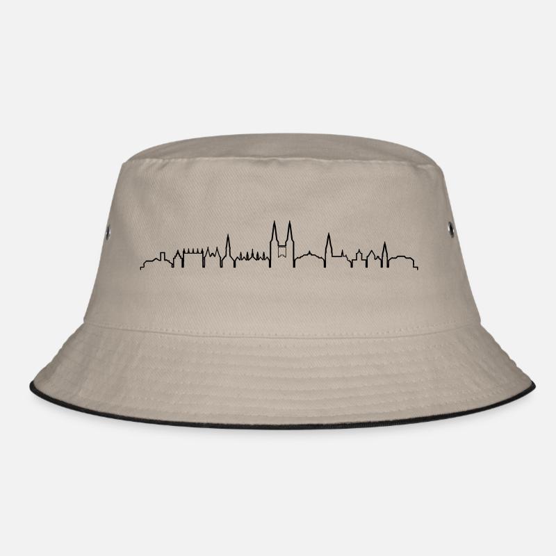 Skyline - Lübeck - Bucket Hat - Khaki/Schwarz
