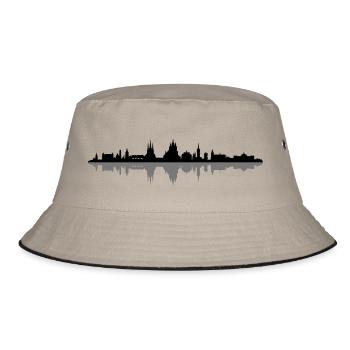 Skyline - Erfurt - Bucket Hat - Khaki/Schwarz - Vorne