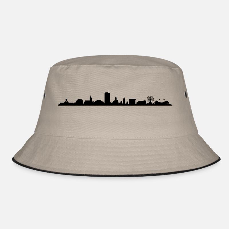 Skyline - Bochum - Bucket Hat - Khaki/Schwarz
