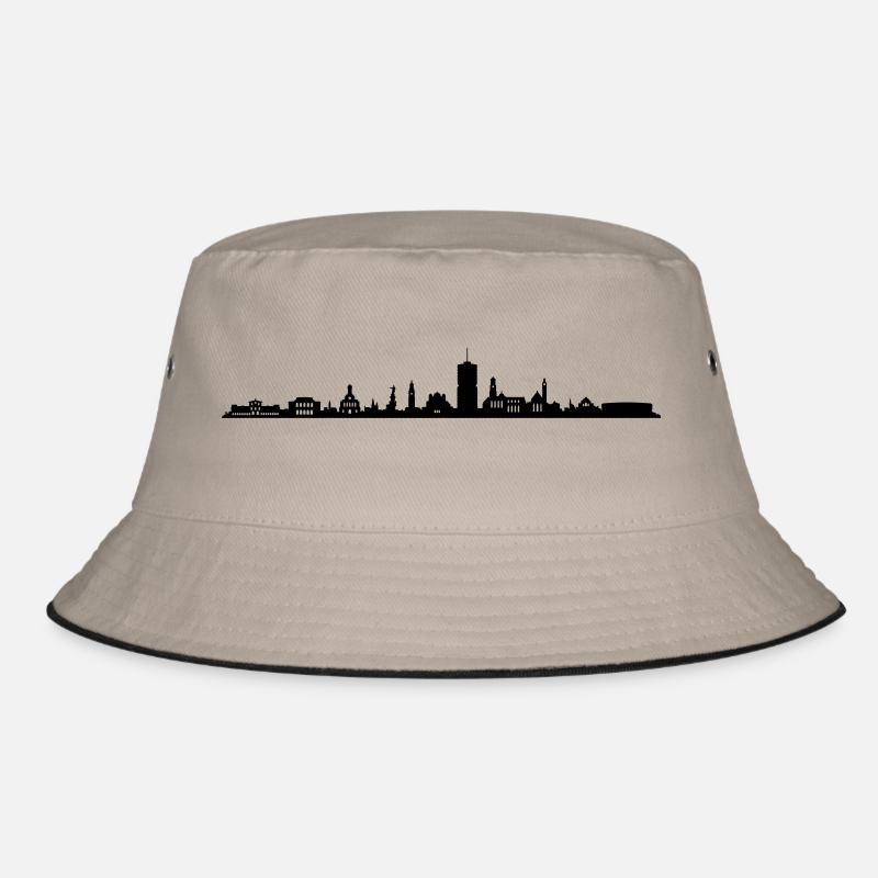 Skyline - Augsburg - Bucket Hat - Khaki/Schwarz