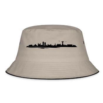 Skyline - Rio de Janeiro - Bucket Hat - Khaki/Schwarz - Vorne