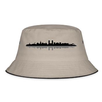 Skyline - Oslo - Bucket Hat - Khaki/Schwarz - Vorne