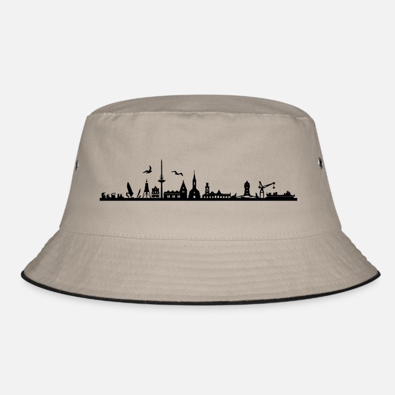 Skyline - Cuxhaven Bucket Hat