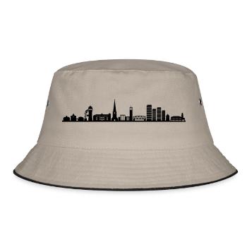 Skyline - Mülheim Ruhr - Bucket Hat - Khaki/Schwarz - Vorne