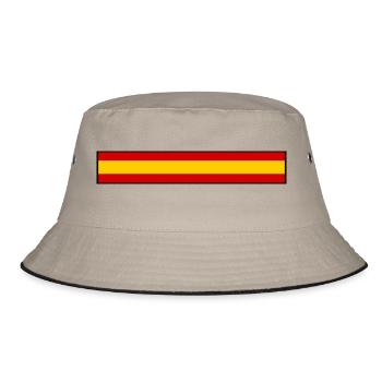 Spain flag - Bucket Hat - khaki/black - Front