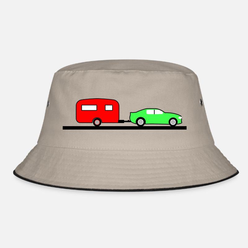 Auto - Bucket Hat - Khaki/Schwarz