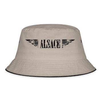 T-shirt Alsace Force - Bucket Hat - khaki/black - Front