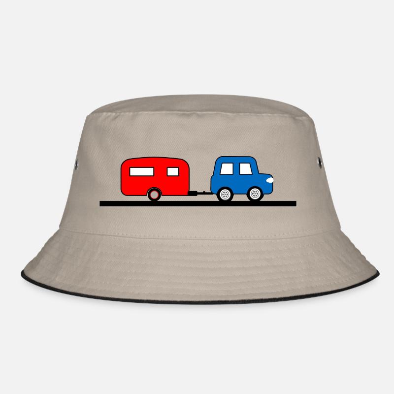 Auto - Bucket Hat - Khaki/Schwarz