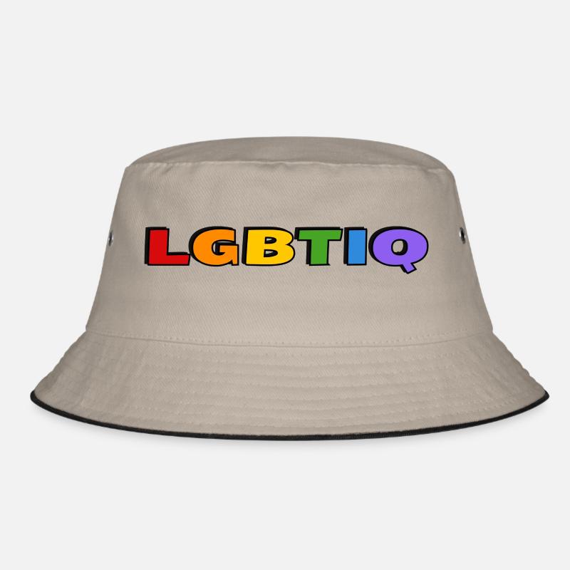 LGBTIQ rainbow colours Bucket Hat