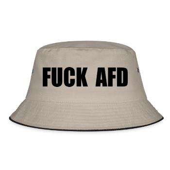 Fuck afd - Bob - kaki/noir - Devant