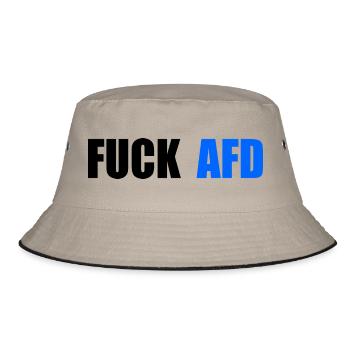 Fuck afd - Bob - kaki/noir - Devant