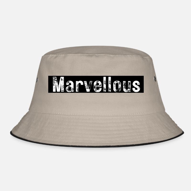 Marvellous - Bucket Hat - khaki/black