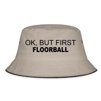 Floorball Ballsport Innebandy Unihockey - Bob - kaki/noir - Devant