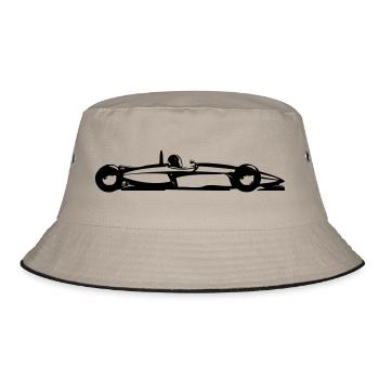 Voiture de course - Bob - kaki/noir - Devant