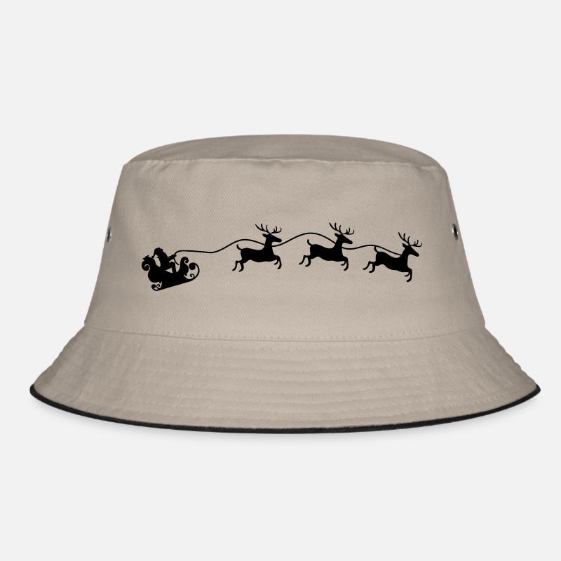 Weihnachtsmann Schlitten Bucket Hat