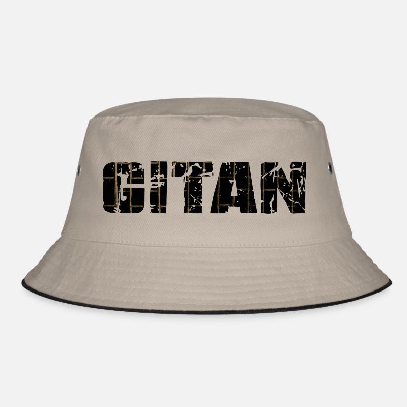 Gitan Grunge motif brique brun Bob